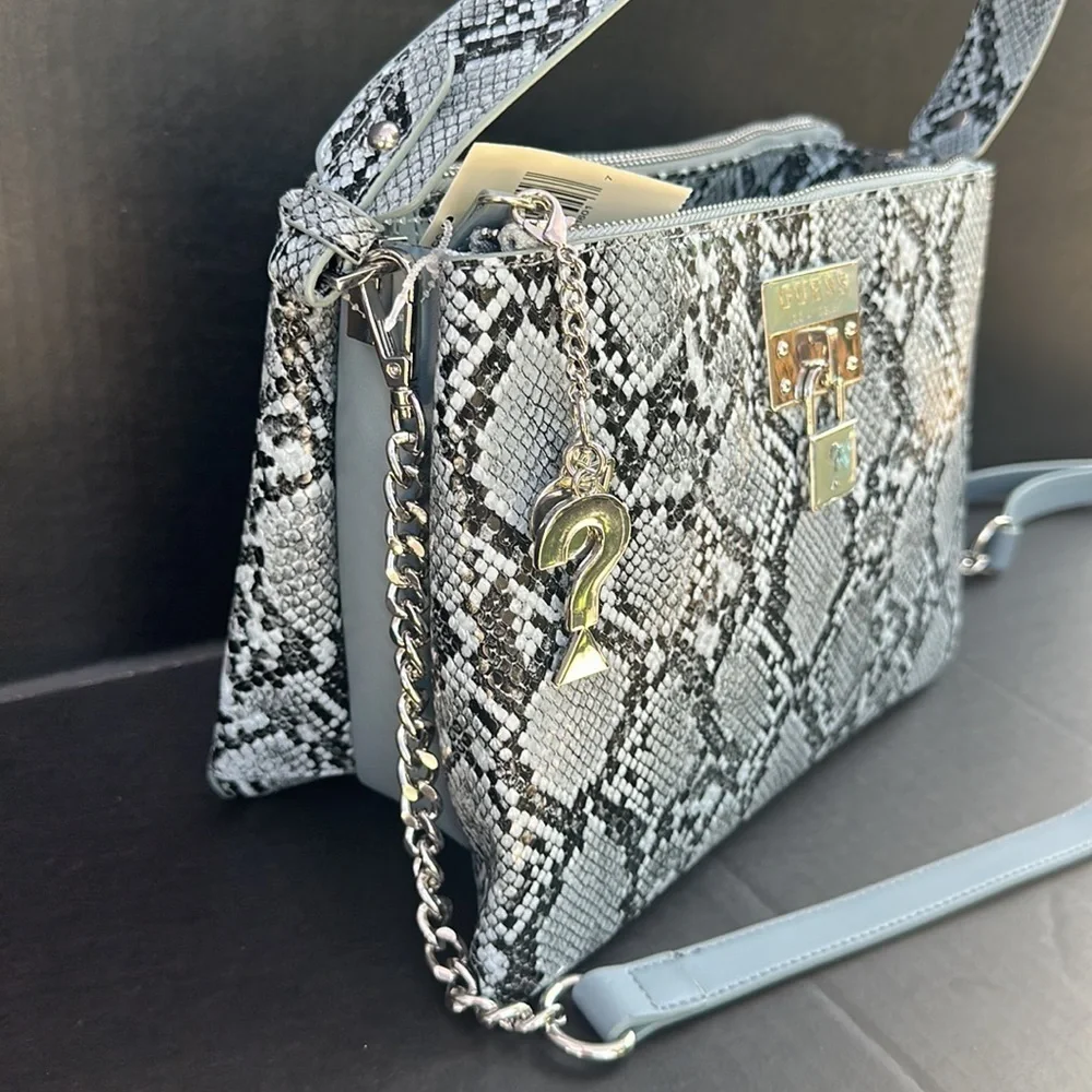 New GUESS Marg Top Handle Satchel